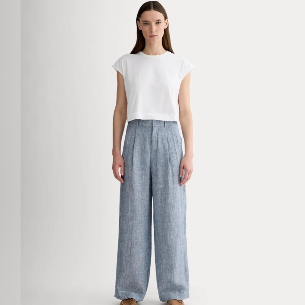 Everlane - THE LINEN WAY-HIGH DRAPE PANT